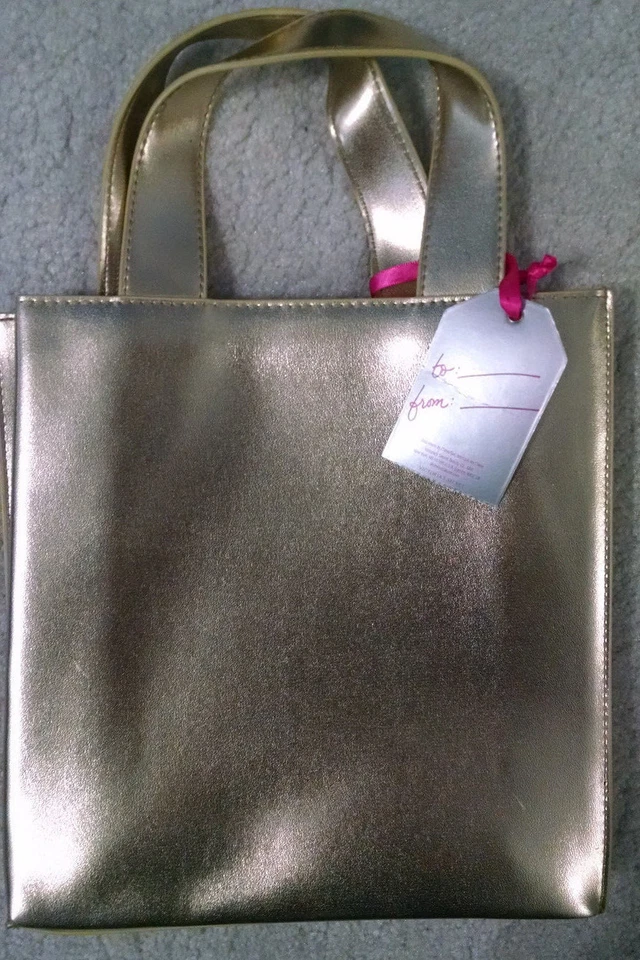 NUEVO CON ETIQUETAS LOVE VICTORIA'S SECRET DORADO MODELO CALIENTE BOLSO BOLSO BOLSO TOTE MUJER SEXY Foto 2 de 4