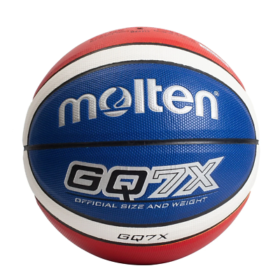 Pallacanestro Molten BG4500 - Palla Ufficiale British Basketball League, Pelle Composita, Taglia 7 E 6