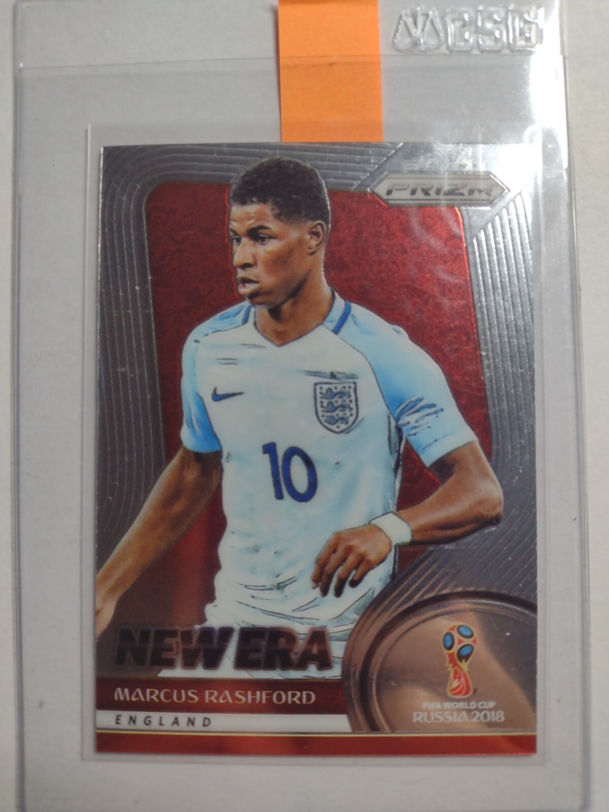 Panini Prizm Fifa World Cup 2018 England Trading Card #NE-8 Marcus Rashford