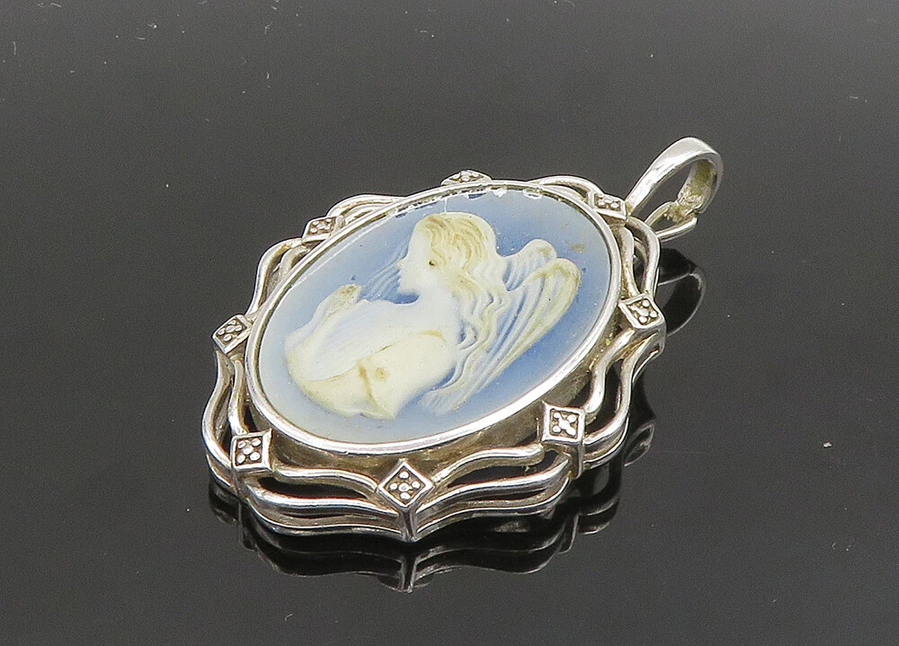 Angel shop cameo pendant