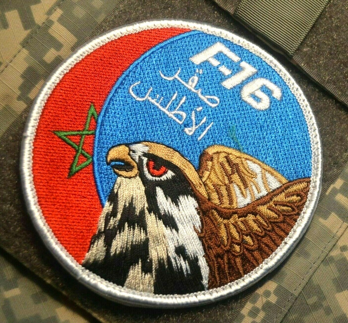 F-16 FIGHTING FALCON SWIRL vêlkrö PATCH: Republic of