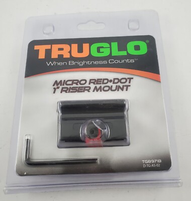 Truglo Red Dot Mount Absolute Cowitness Aimpoint Micro Holosun T1 T2 1'' Riser 