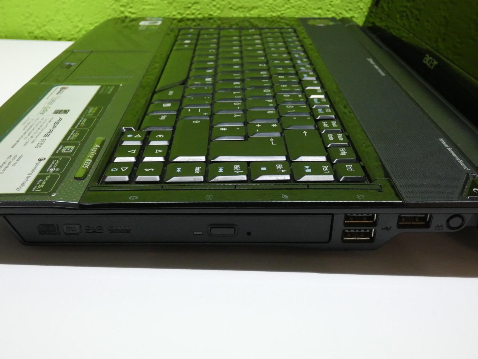 Acer Aspire 6935G Notebook ! Intel Core 6400 / 500GB / GeForce / 16 ...