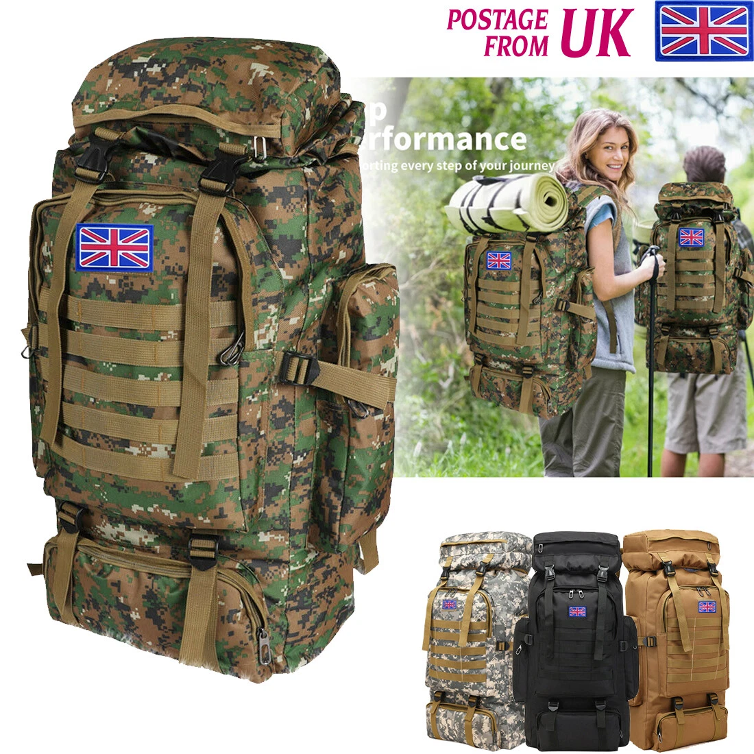 Uk army military backpack