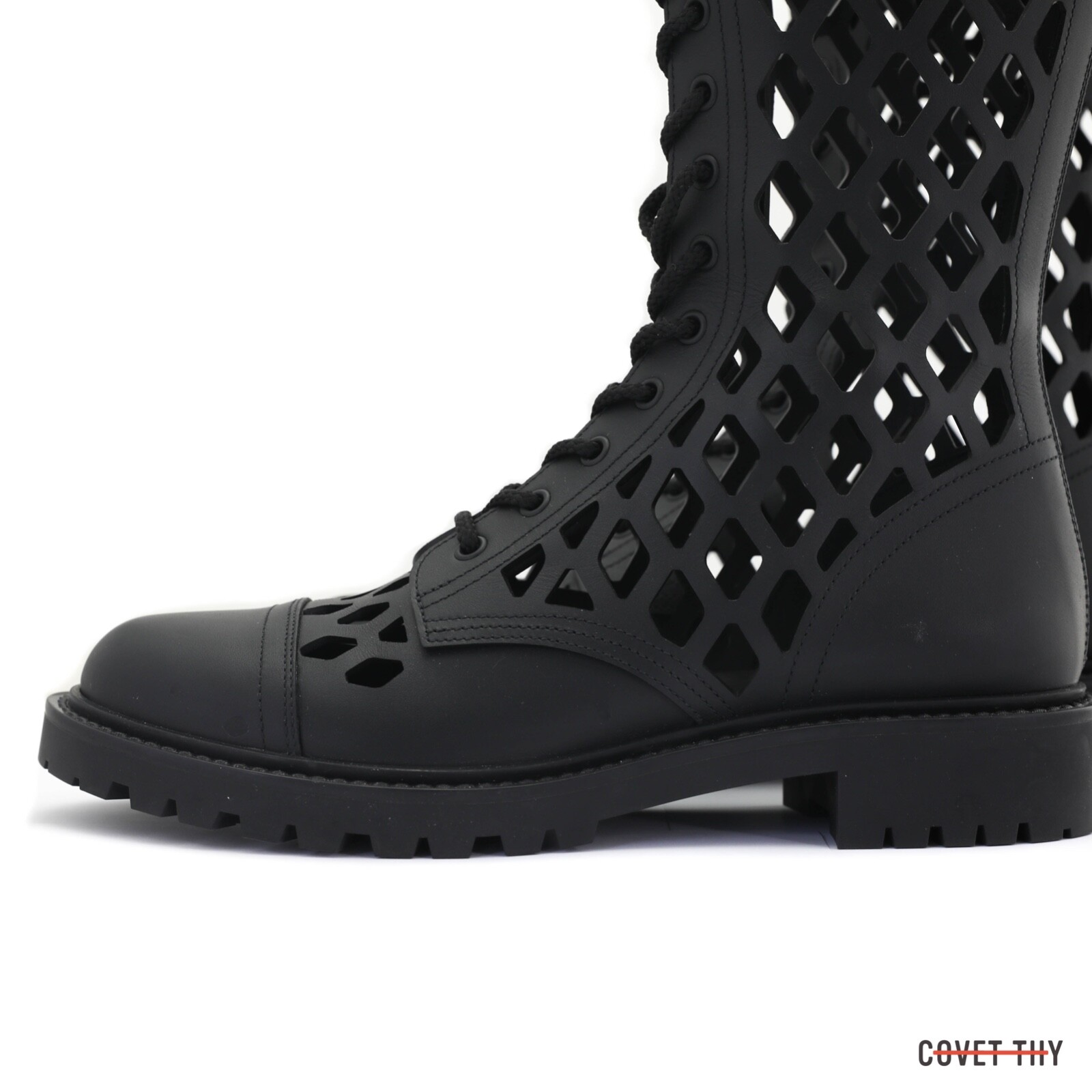 Matte Black Boots, Runway Resort 2021 