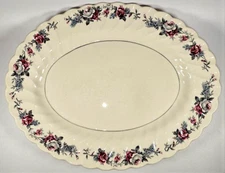 MYOTT Debutante Oval Serving platter 12 1/2“ Staffordshire England Olde Chelsea
