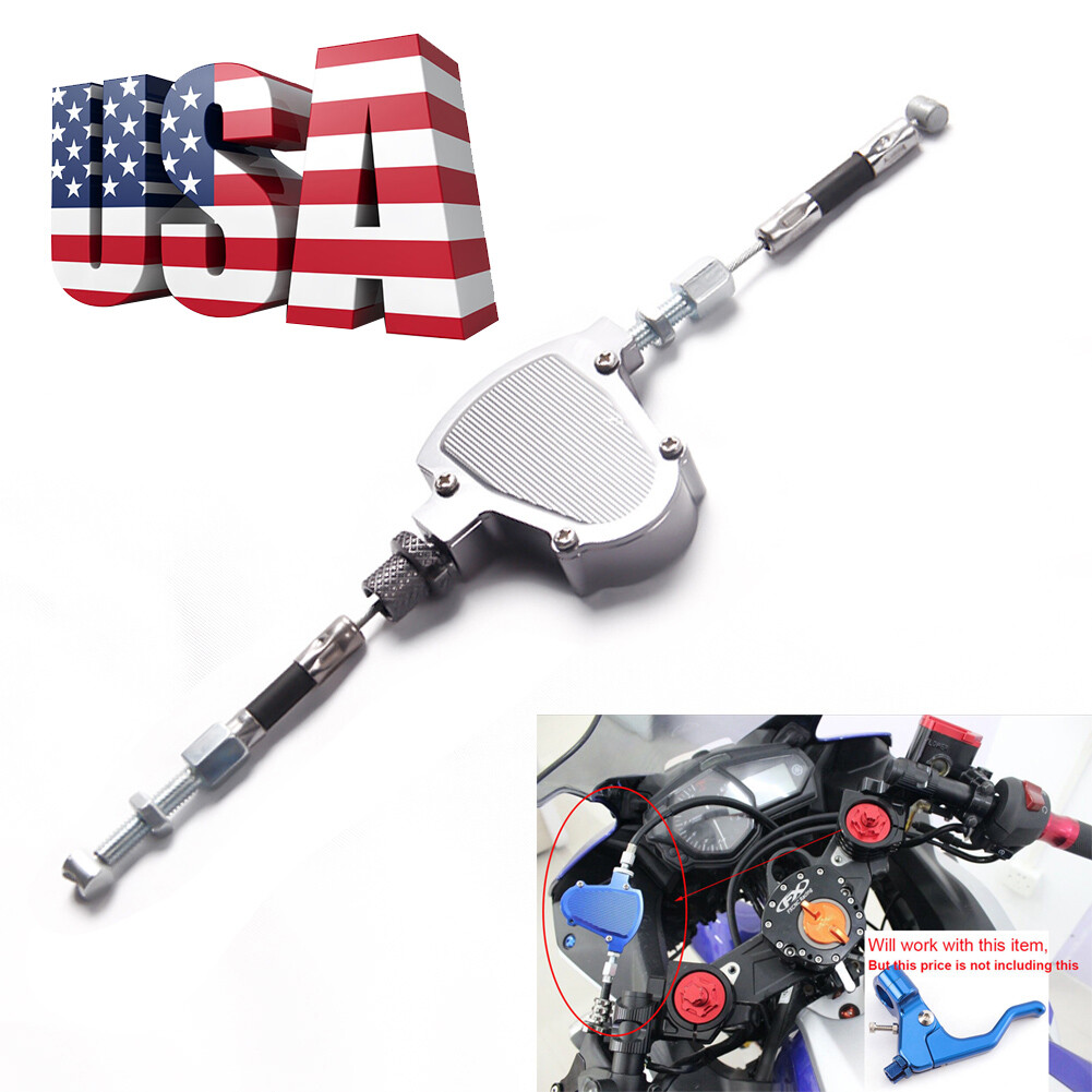 Titanium Stunt Clutch Lever Pull Cable Replacement System For Honda
