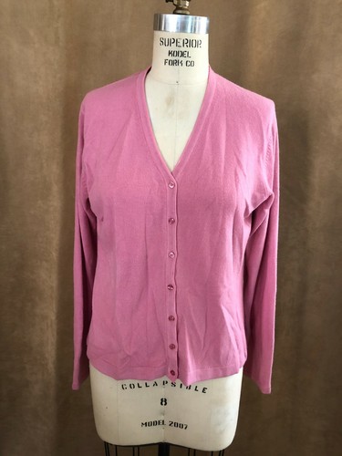 XL Carol Taylor pink cardigan Sweater 