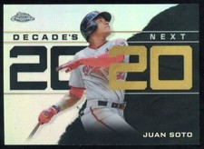 2020 Topps Chrome Juan Soto Decade's Next Insert Padres Nationals
