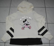 Hoodie Pulli mit Kapuze beige C&A Gr. 170/176 Micky Mouse Disney