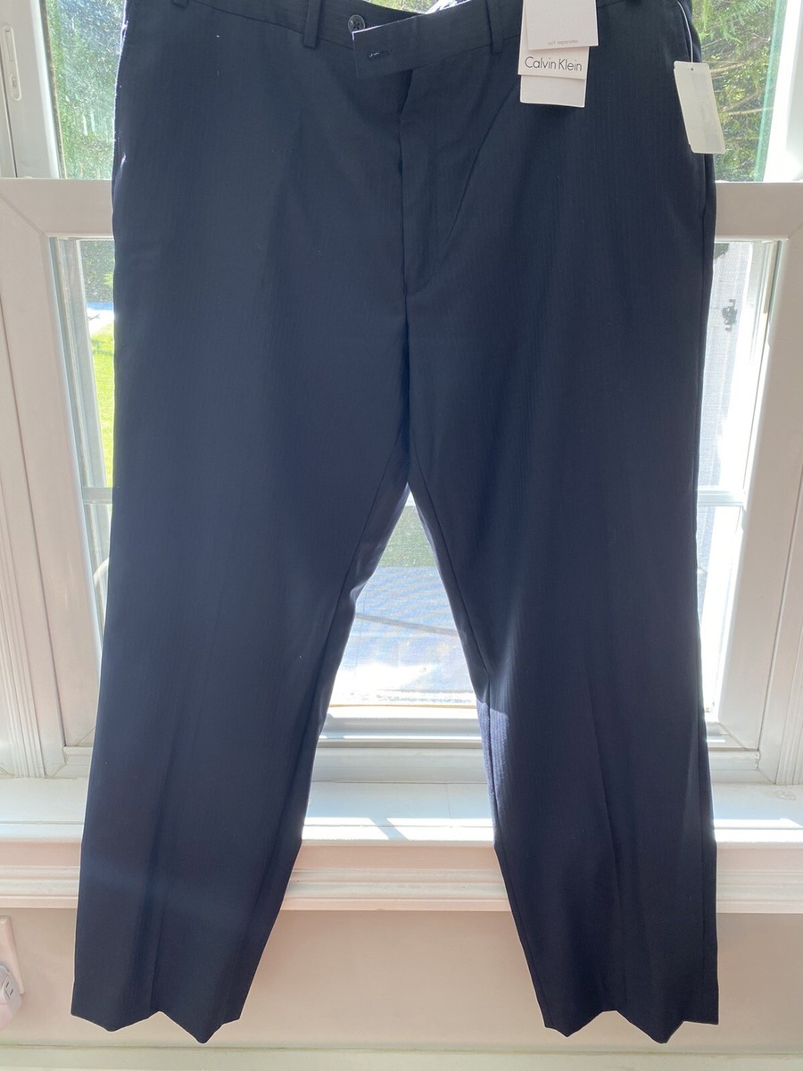 Dress Pants Calvin Klein Pants Slim Fit Men's Infinite Stretch Skinny-Fit  Dress Pants