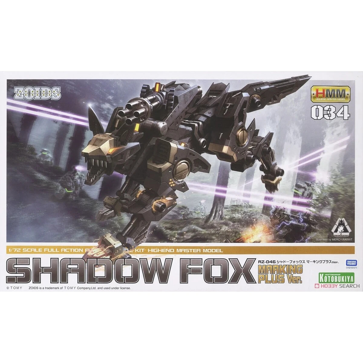 NEW KOTOBUKIYA ZOIDS RZ-046 Shadow Fox Marking Plus Ver