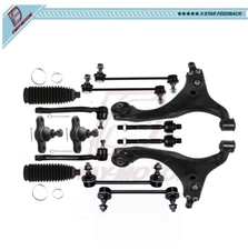For 2007-2010 Hyundai Elantra 14Pcs control arm tie rod end ball joint sway bar