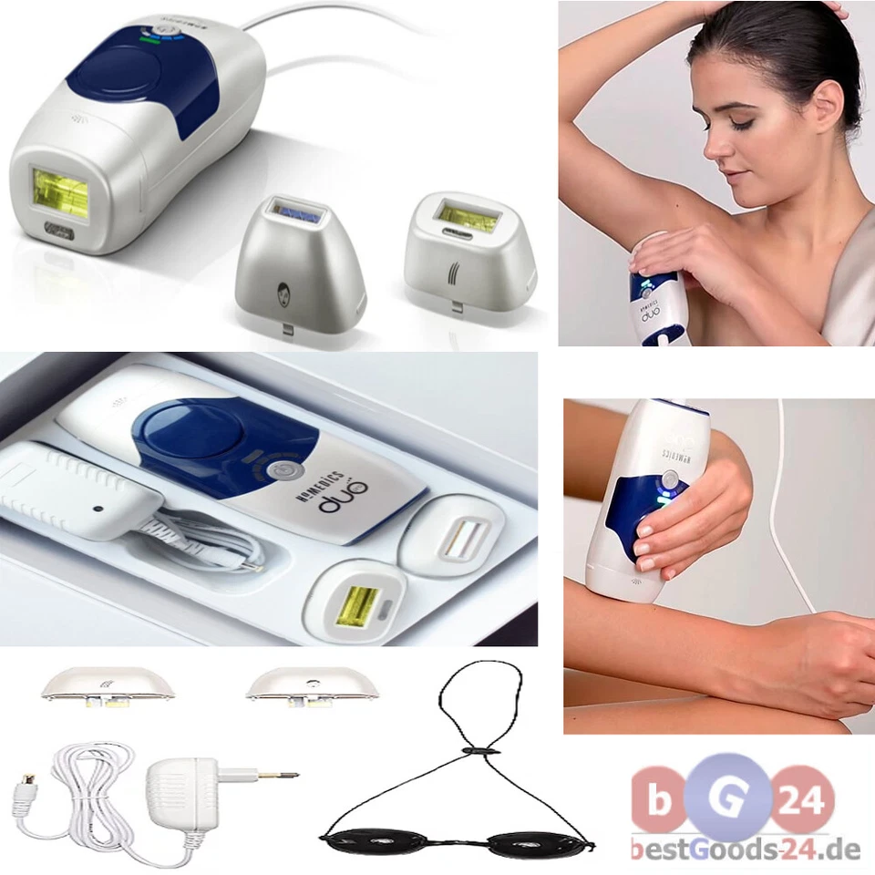 HoMedics IPL Duo Pro Epilierer – Dauerhafte Haarentfernung & Hautverjüngung