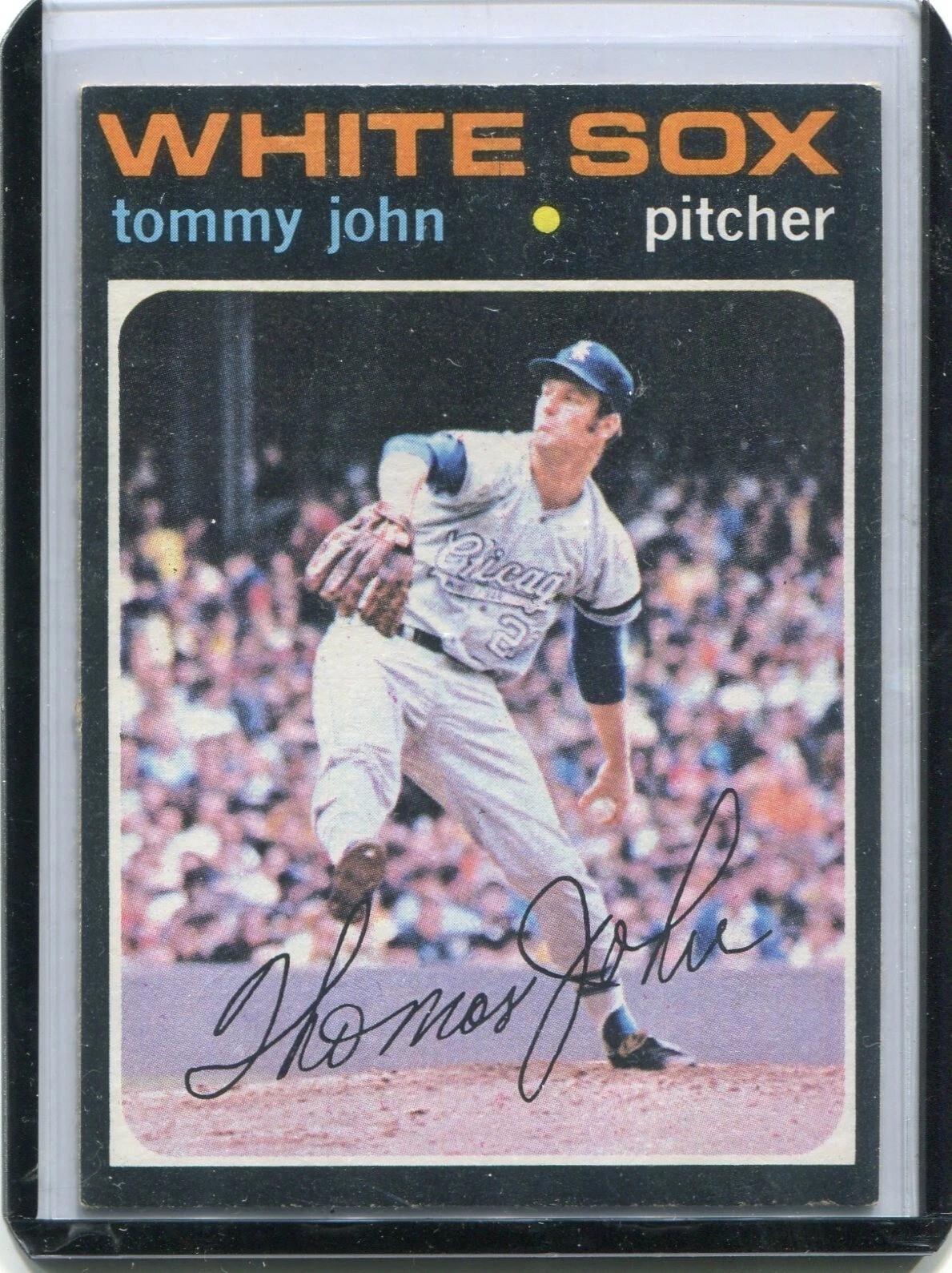 Tommy John trading card