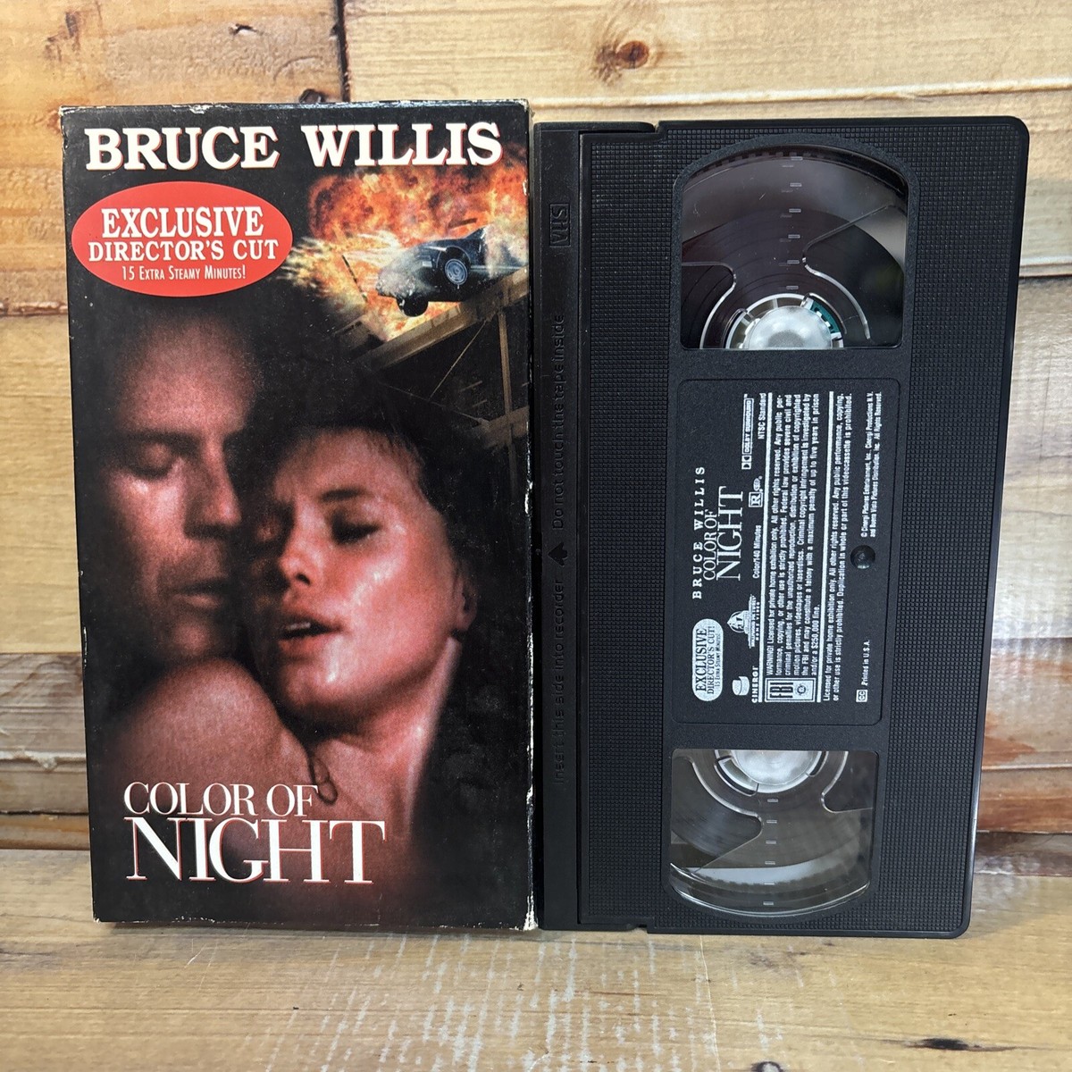 Color Of Night VHS Tape Used Bruce Willis | eBay