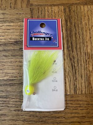 Challenger Bucktail Jig Hook 1/4
