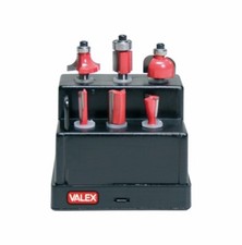 Fraises En Bois Série 6 Pièces Cônes 6Mm Valex Pour Fraiseuse Verticale 1461689