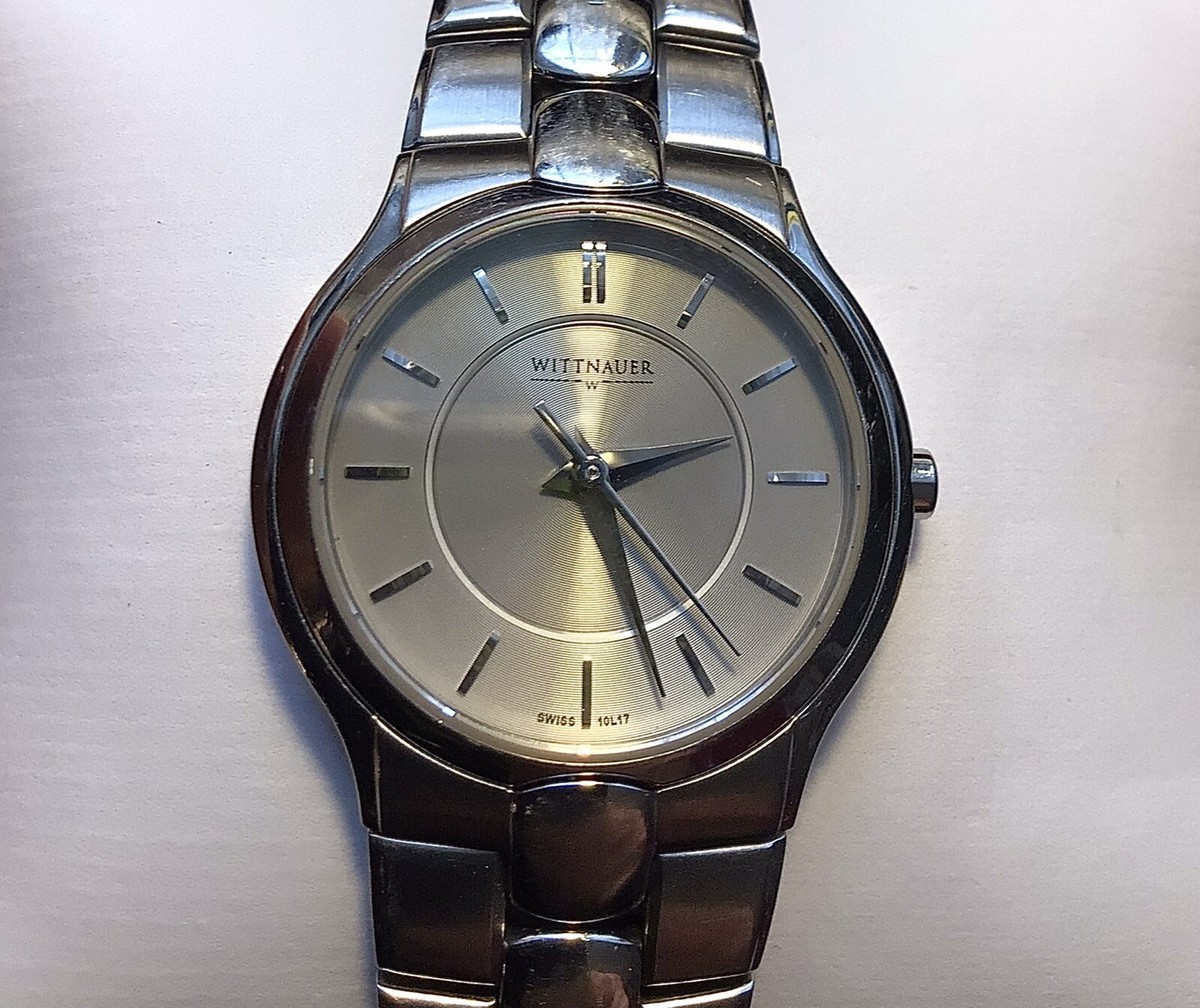 Wittnauer 10L17 Swiss Made Women`s Biltmore Stainless Steel  display picture 2