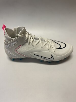 Nike Alpha Huarache 8 Elite LAX Lacrosse Cleats Sail Pink CW4440-116 Men s Sz 13
