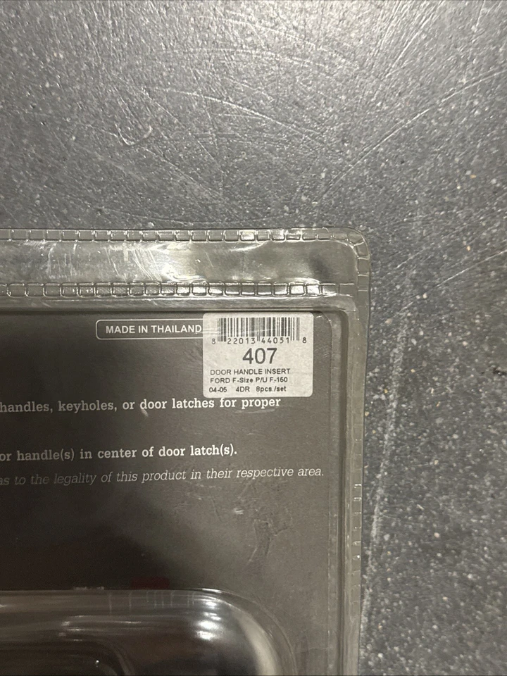 Juego de cubierta de manija de puerta de acero inoxidable pulido TFP 407 para Ford F-150 2004-2014 Foto 3 de 4