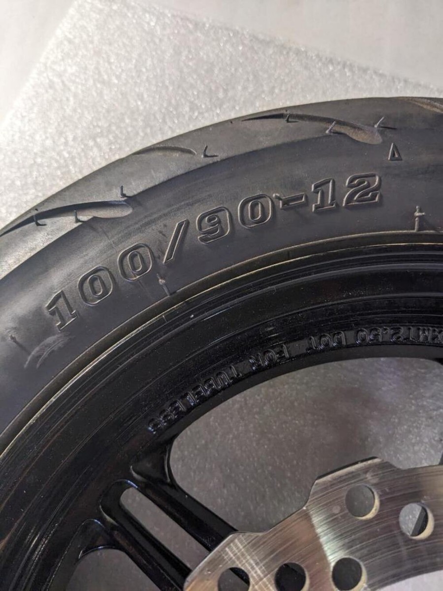 KAWASAKI F-0633 FRONT WHEEL 12XMT2.5 & 100/90-12 49J TIRE FOR Z125