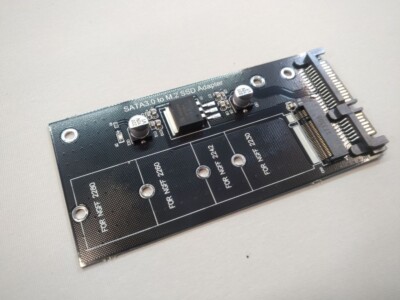 SATA III Data & Power auf M.2 2230 2242 2280 Adapter - B&M Key - Schnellversand