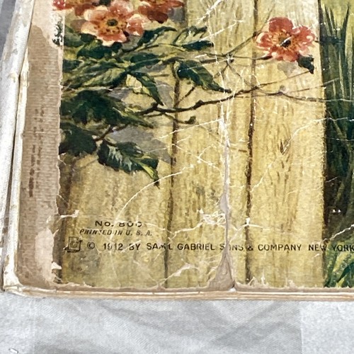 Rare 1912 1st Edition Our Four Footed Friends Farm Animals Linen No. 800 - Picture 2 of 8