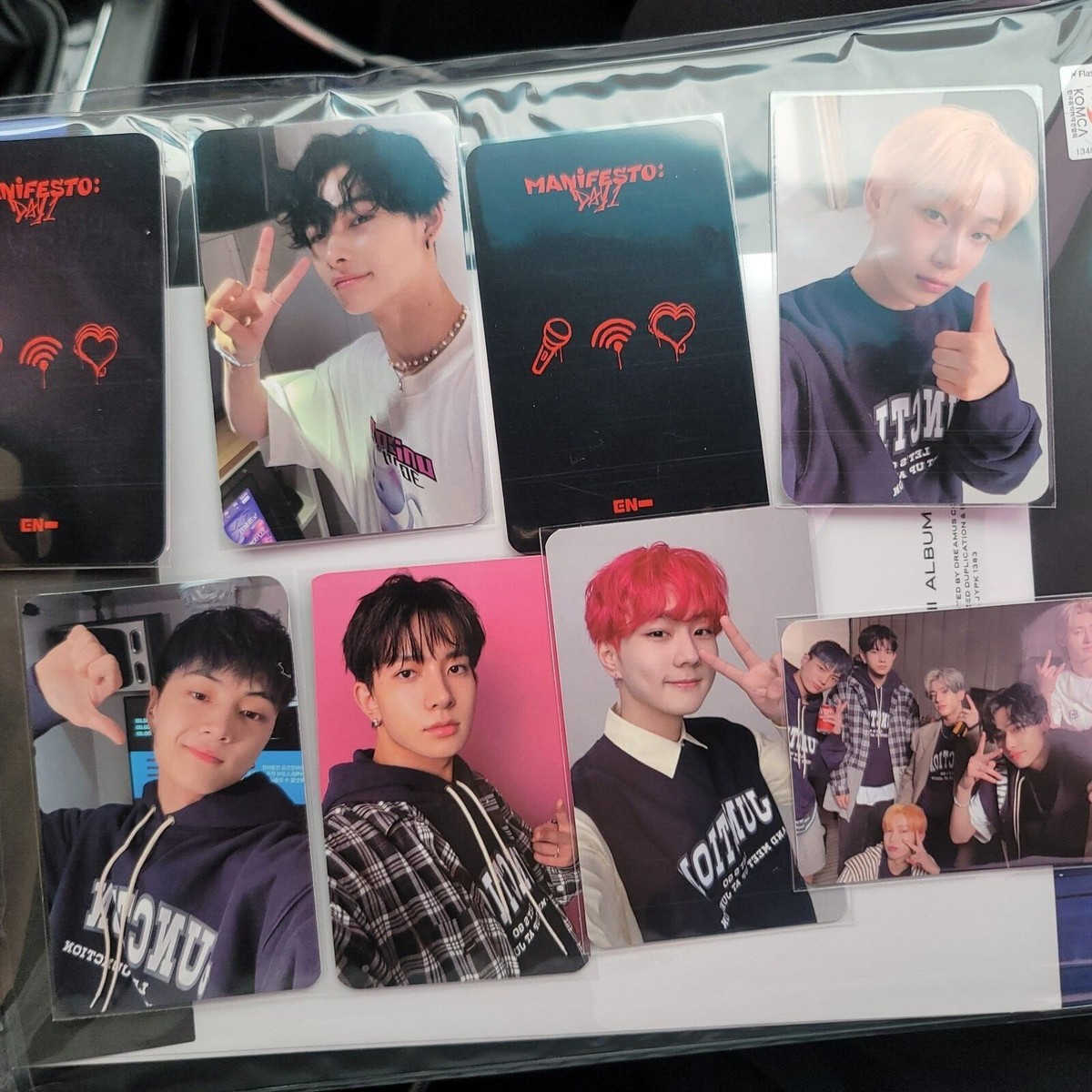 ENHYPEN - MANIFESTO : DAY 1 PHOTOCARD special soundwave