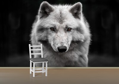 3D Animal Gray Wolf G5589 Wallpaper Wall Murals Removable Self-adhesive Erin