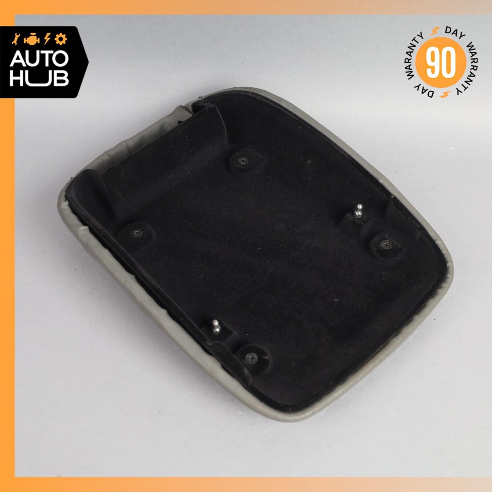 02-07 Maserati Spyder 4200 M138 Center Console Arm Rest Armrest Cover Gray OEM