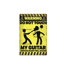 Do Not Touch My Guitar Sticker Decal