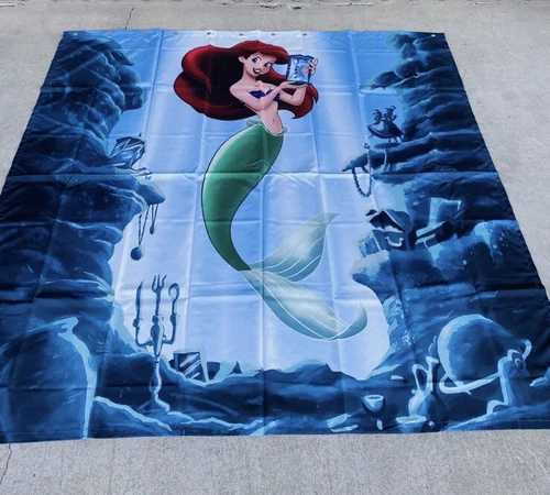 Disney Art Of Animation Shower Curtain Little Mermaid Ariel Cast Member Prop