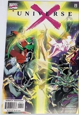 Universe X #4 Marvel Comics 2001 Direct Edition VF/NM Sleeve & Board