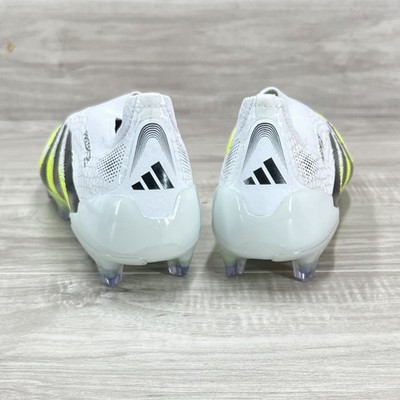 NEW Adidas Predator Elite Laceless FG Soccer Cleats JI1075 Size 11 White adidas Predator Elite Laceless FG Soccer Cleats | SoccerPlusUSA main image 3
