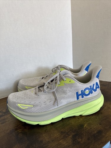 Hoka One One Clifton 9 Stardust Electric Grey 1127895-STLC Mens Size 11D New - Picture 3 of 11