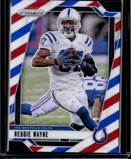 2024 Panini Prizm #128 Reggie Wayne Red White and Blue