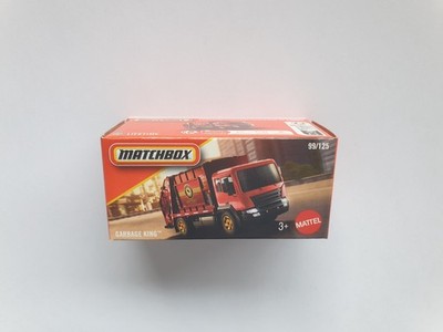 Garbage King  Müllwagen Rot    99/125 **** Matchbox Power Grabs 975M BOX 1:64