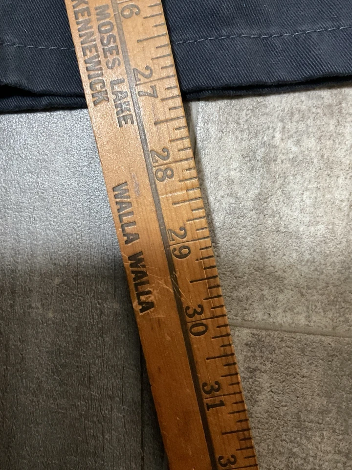 Pantalones Tommy Hilfiger Azul Marino Bolsillos Carga Pierna Ancha Talla 14 Nuevos con Etiquetas Foto 3 de 4