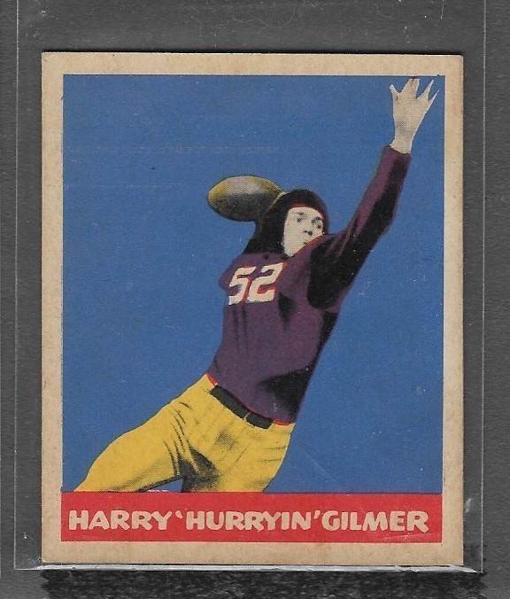 Harry Gilmer #62 (Football Cards 1949 Leaf) — is it worth grading?