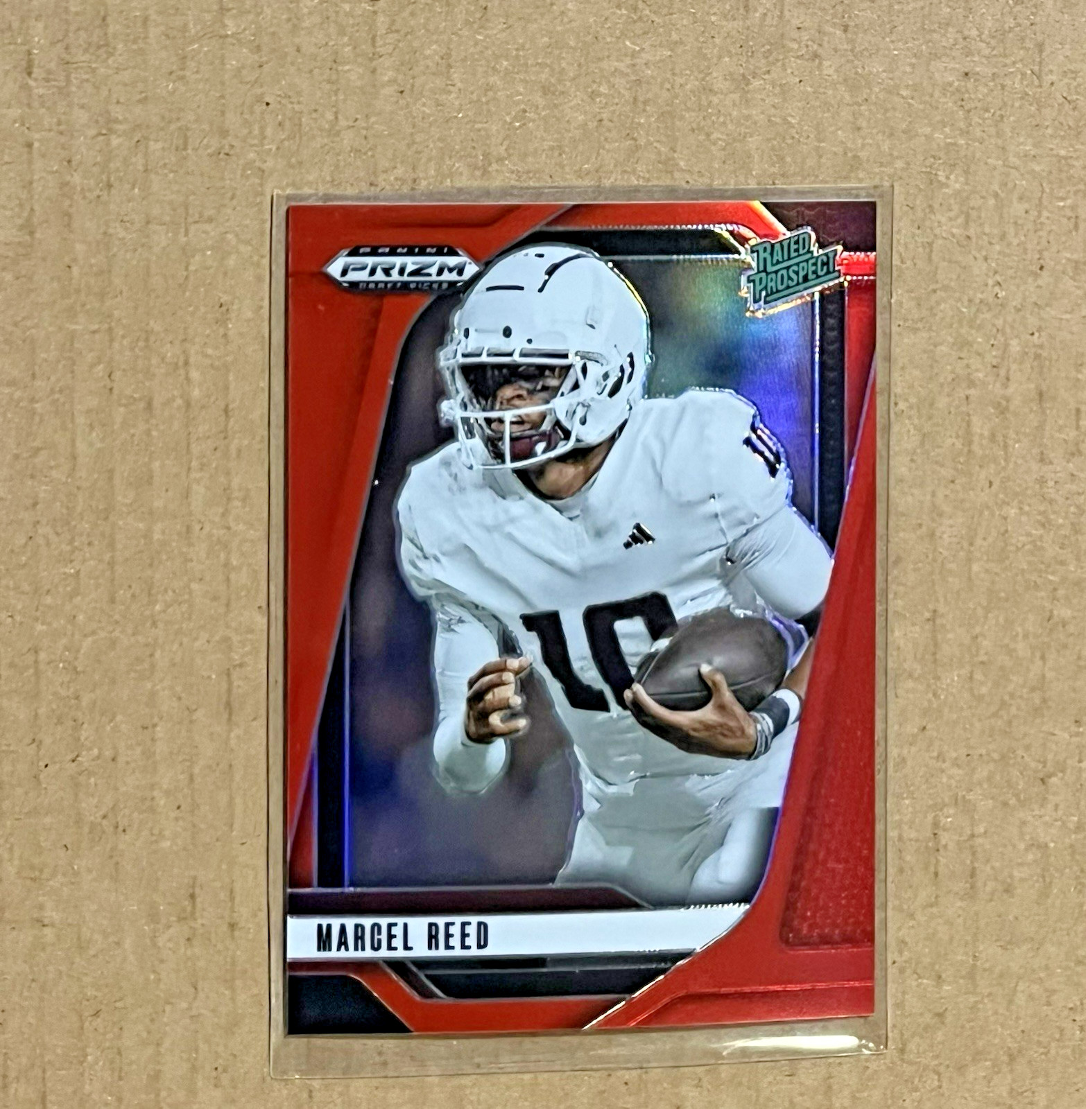 2025 Panini Prizm Draft Picks Marcel Reed Rated Prospect Red Prizm /399 #167