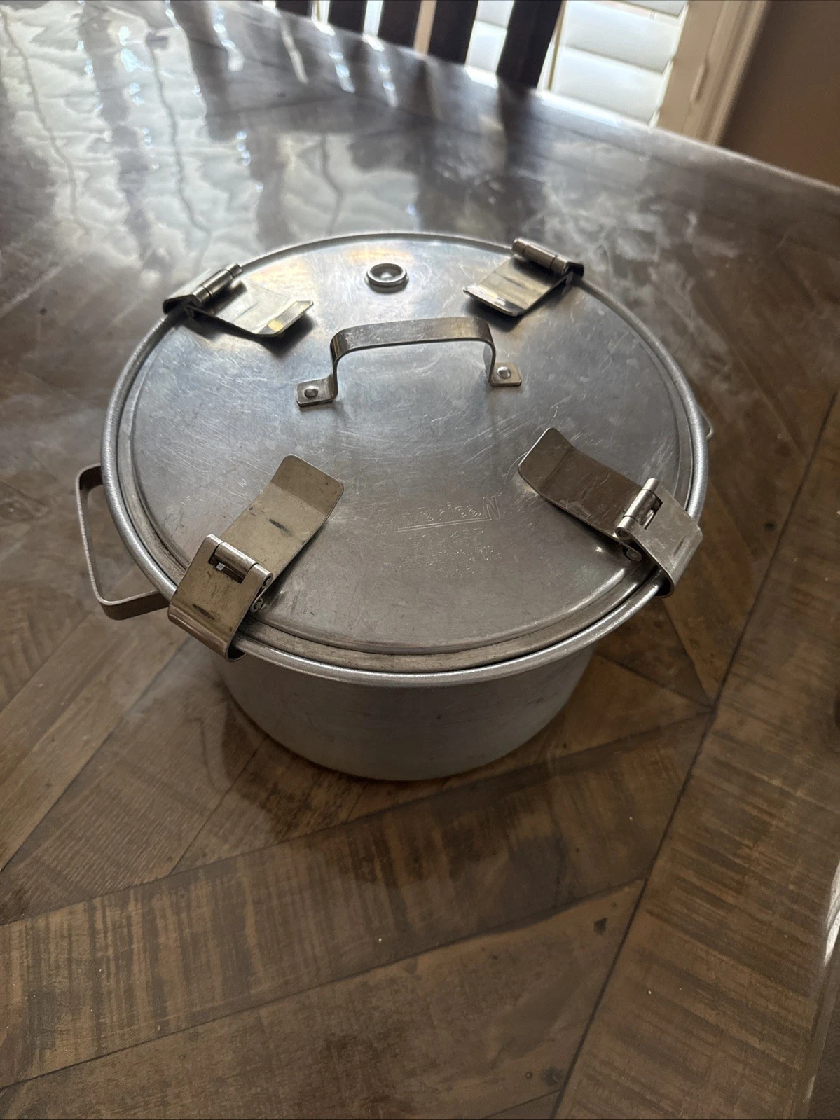 Vintage West Bend American Cooker Aluminum Pressure Pot Canner #66