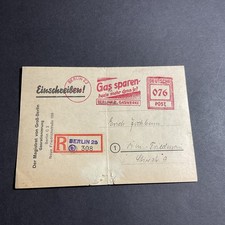 Schreiben des Magistrats von Gro&szlig;-Berlin, 1947, Rationierung, Berliner Gaswerke