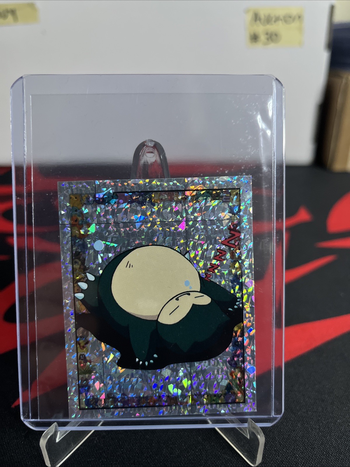 1999 Merlin Pokemon Stickers #S22 Snorlax  Prism NEAR MINT