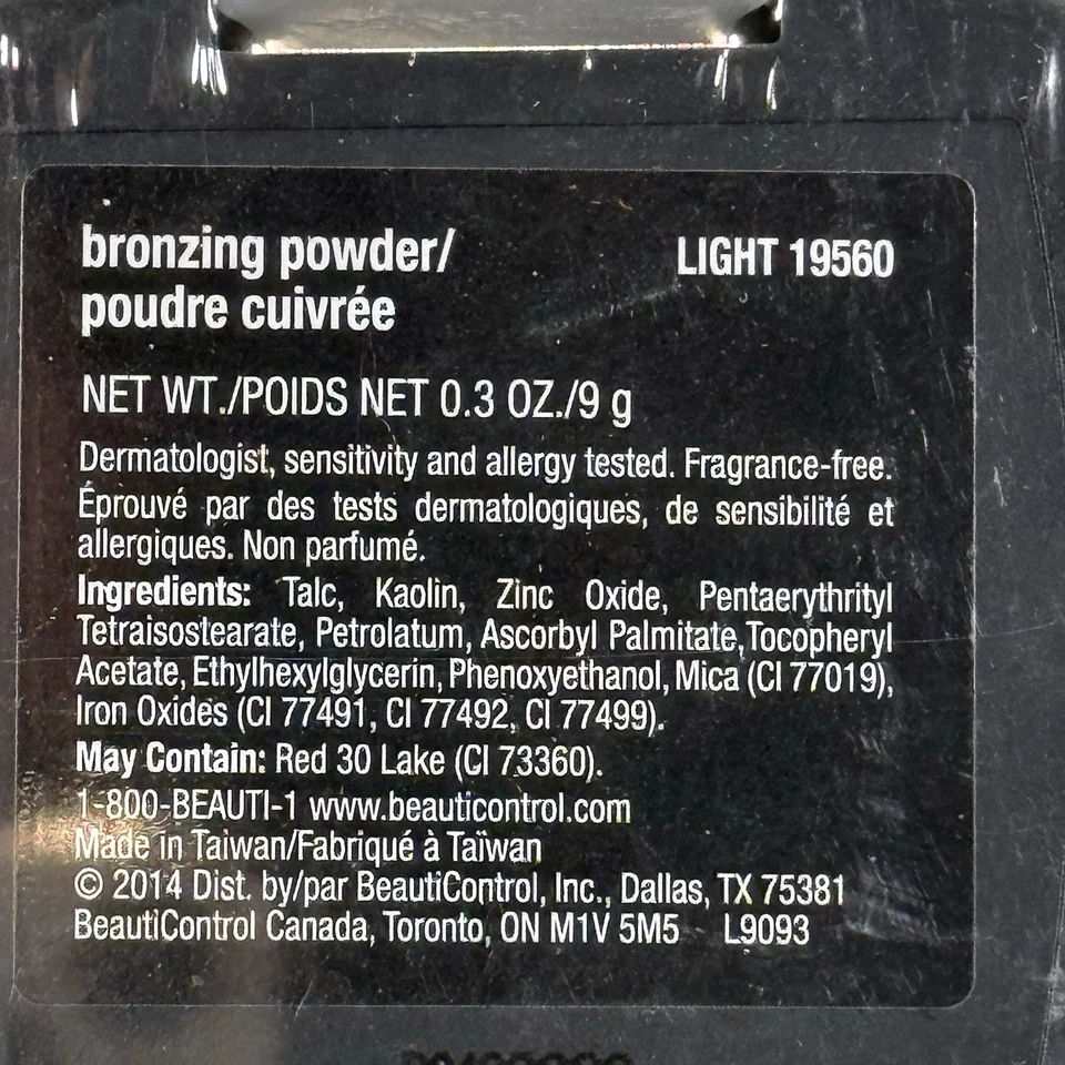 BeautiControl Bronzing Powder .3 OZ/9g Light 19560 New Sealed - Image 2 of 4