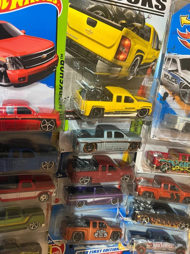 Hot Wheels 18 Chevy Silverdo, 2 Ford F150 Lot Huge VHTF! - Image 2 of 4