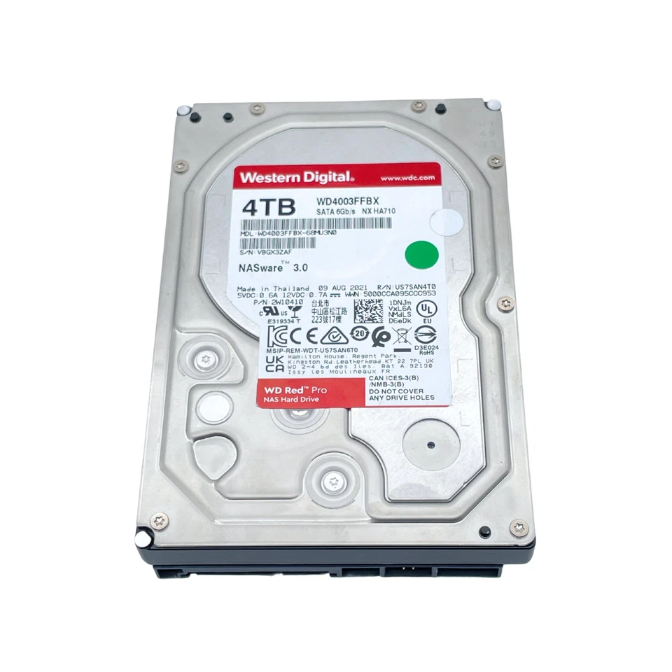 Western Digital WD Red Pro 4TB WD4005FFBX 7200RPM 256MB Cache SATA 6Gb/s - Bild 2 von 4