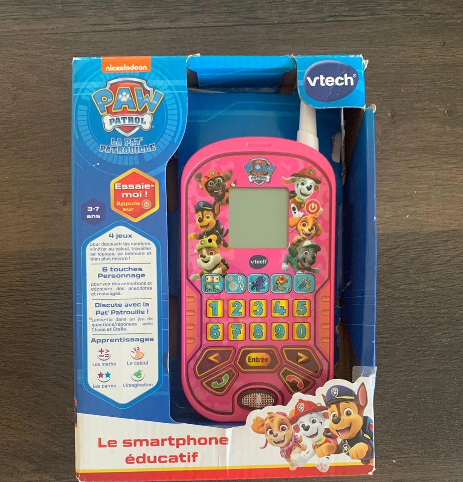 VTech PAW Patrol, Skye Lernhandy, Lern Handy, Spielzeug, französische Version - Bild 2 von 3