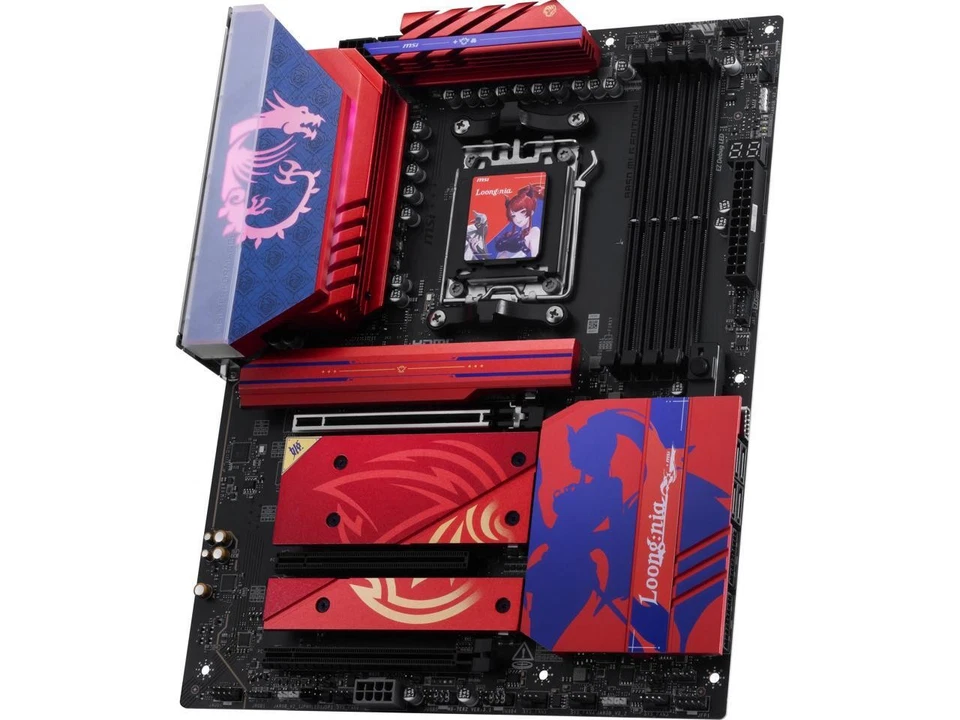 微星 B850 MLG 版本 AM5 AMD B850 ATX B850 SATA 6Gb/s 5G 网络 Wi-Fi7 DDR5 Mot — 第 4/4 张图片