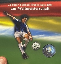 "2"&euro;uro" Fussball-Proben-Satz 2006 zur Weltmeisterschaft